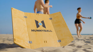 Close-up of a Hunnyball board in the sun